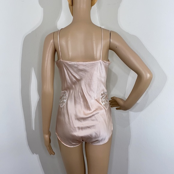 Vintage Silk One Piece Negligee - Picture 3 of 3